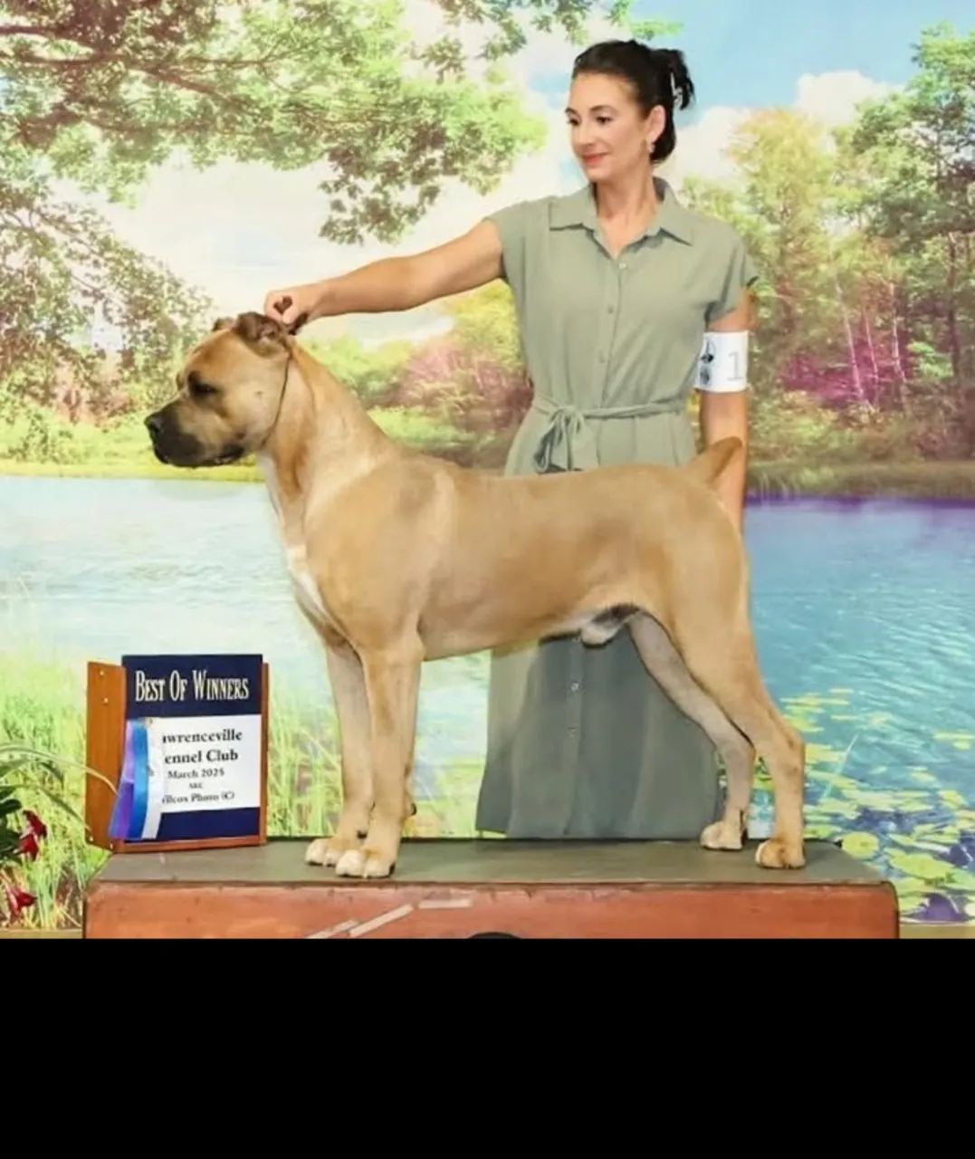 Wrath standing in profile in his show photograph